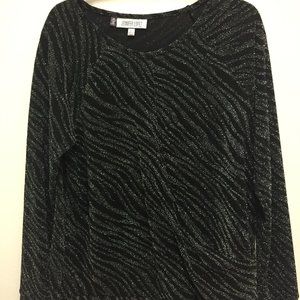 Jennifer Lopez Metallic Top